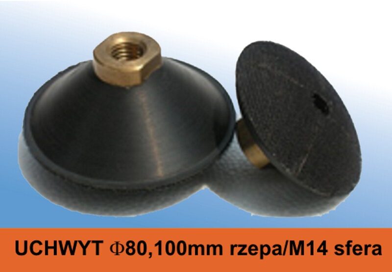 UCHWYT GUMOWY Z RZEPĄ, MOCOWANIE M14 SFERCZNY